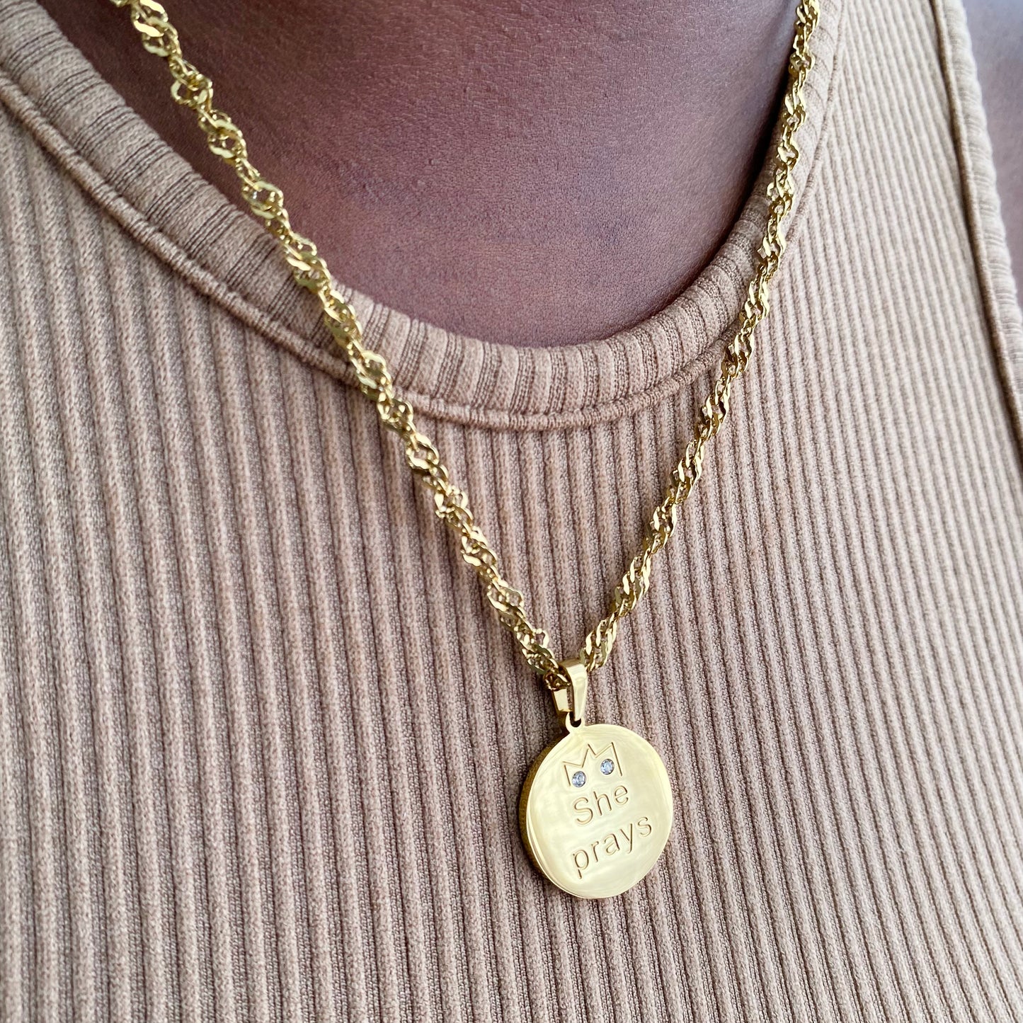 SHE PRAYS Necklace