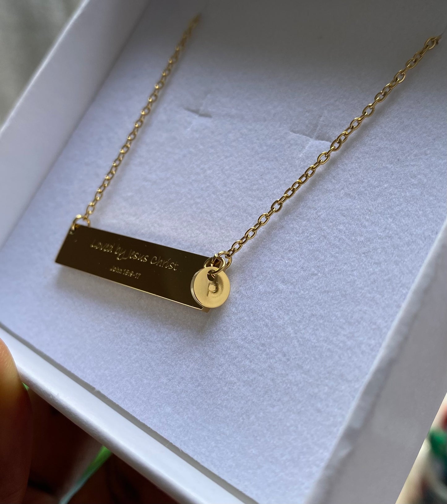 LOVED BY JESUS Silver Necklace