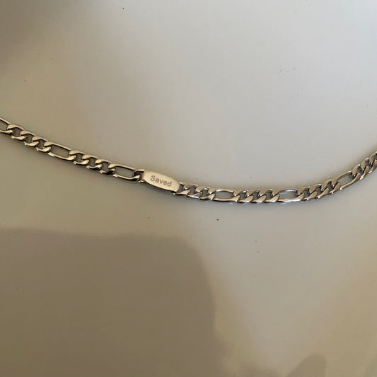 SAVED Necklace SILVER