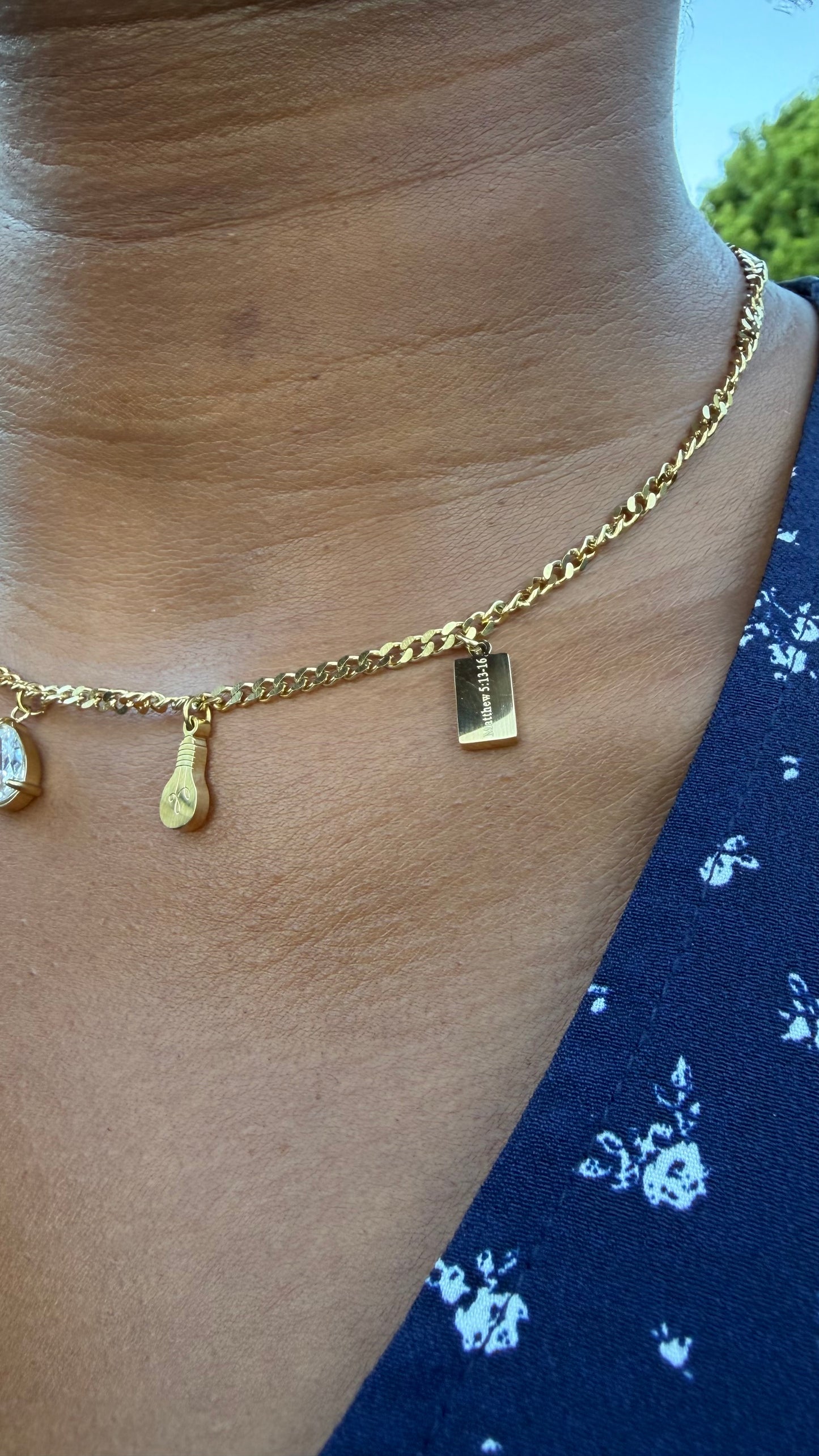 Salt & Light Charm Necklace