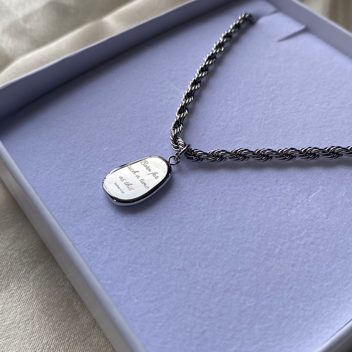 Esther Necklace Silver