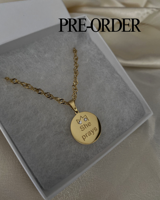 SHE PRAYS Necklace